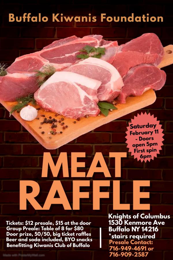 Kiwanis Meat Raffle Flyer